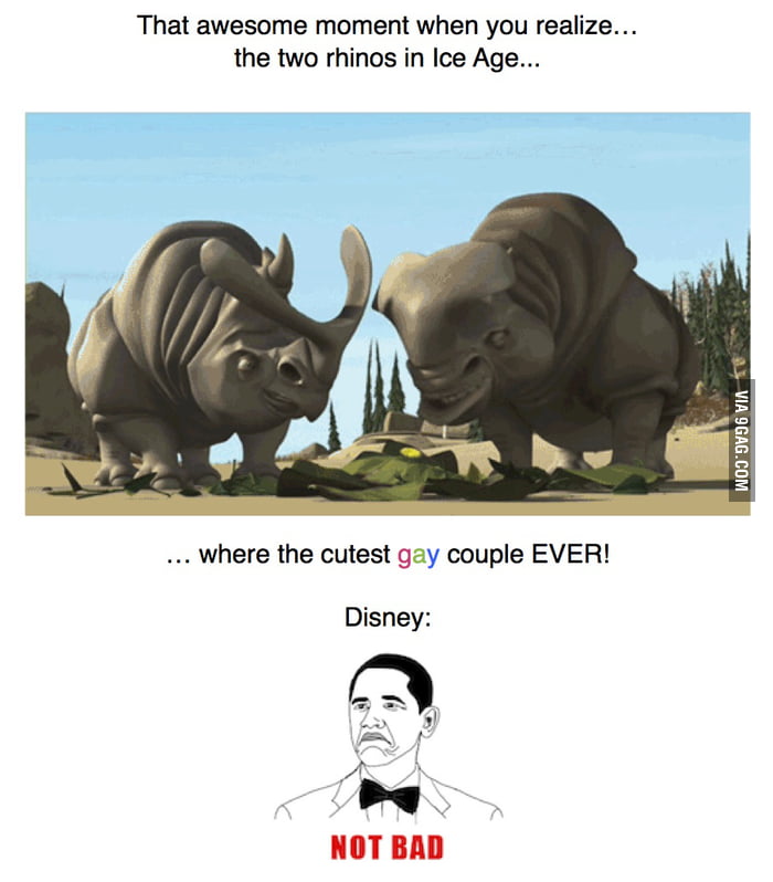 Ice Age Rhinos - 9GAG