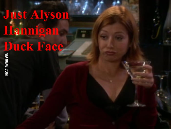 Alyson Hannigan Duck Face - 9GAG