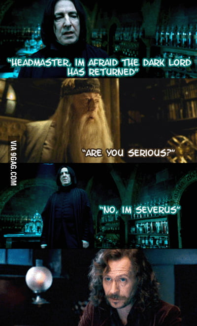 Dumbledore, losing his memory. - 9GAG