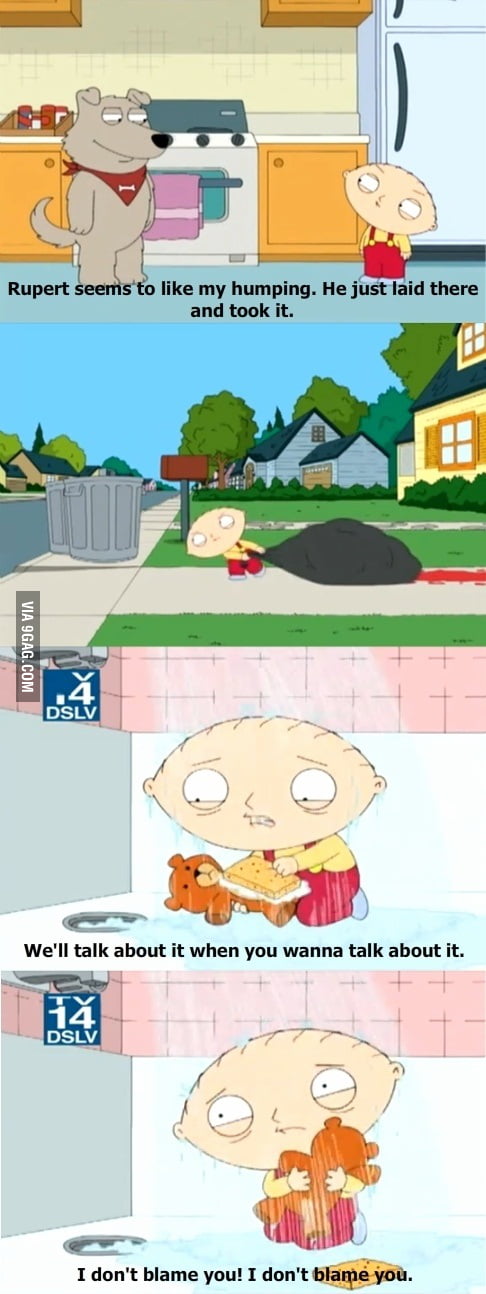 So new Brian told Stewie that he humped Rupert - 9GAG