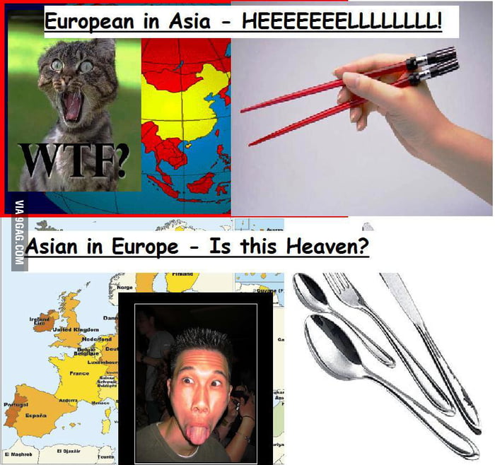 Asian vs European 9GAG