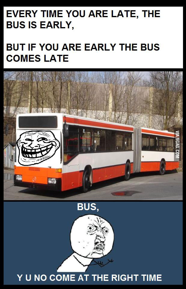 Bus trolls everyone !!!!! So truee!!!! - 9GAG