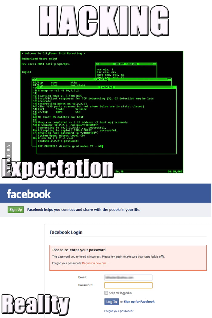Hacking.. - 9GAG