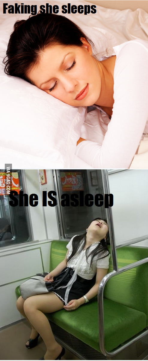 difference-between-sleeping-and-faking-it-9gag