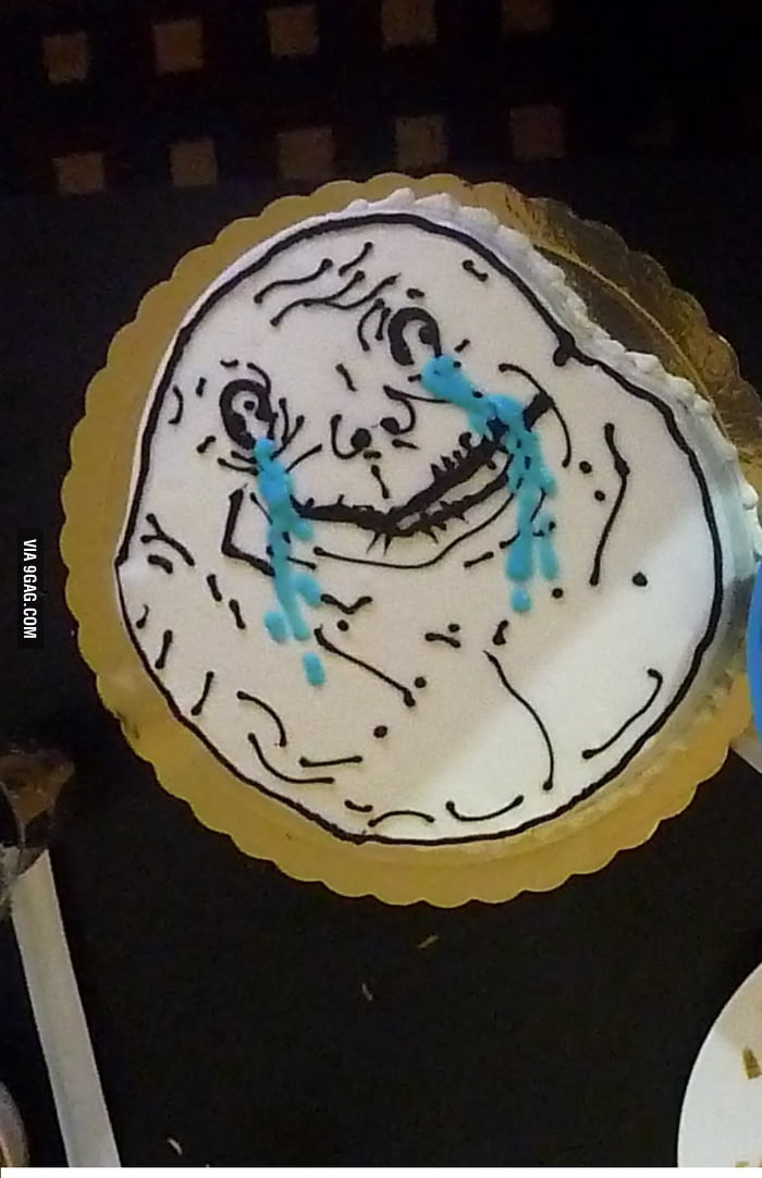 Cake LvL: Forever Alone - 9GAG