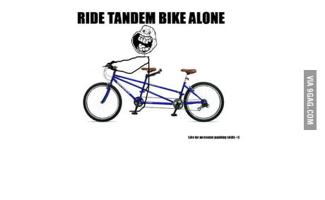 via tandem bike