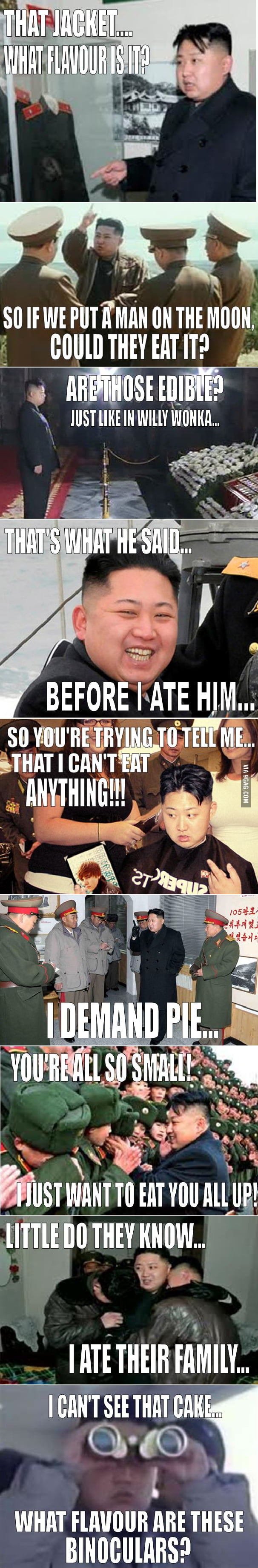 Kim Jong Un Hungry Compilation 9GAG