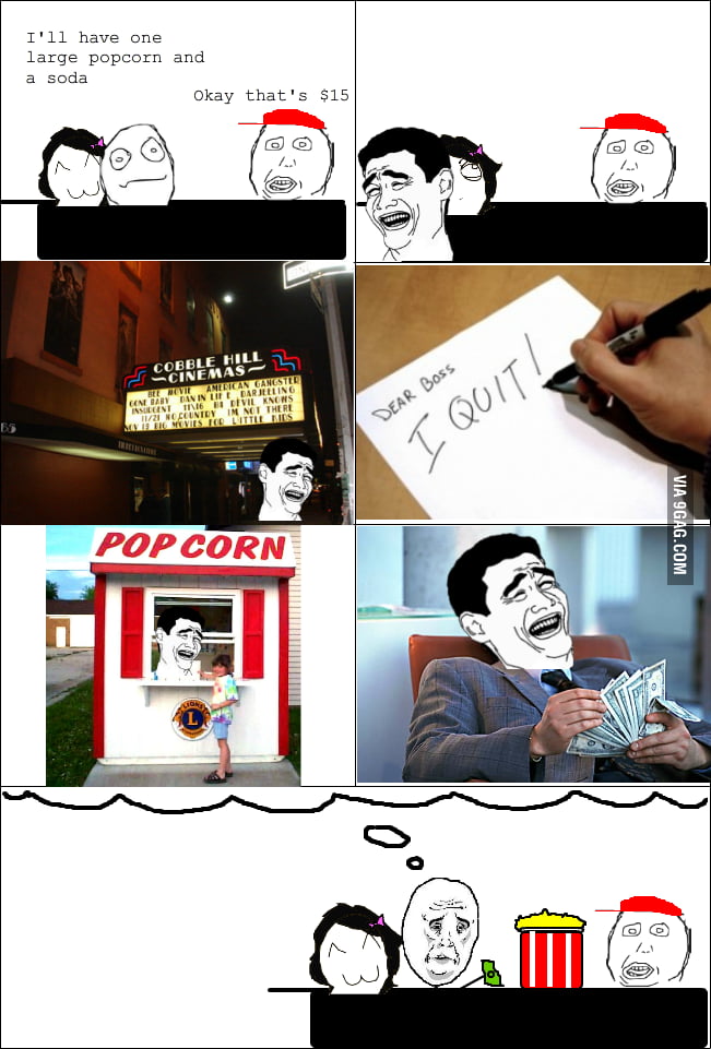 The cinema rip-off. - 9GAG