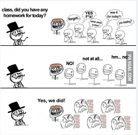 Just another day in school - 9GAG