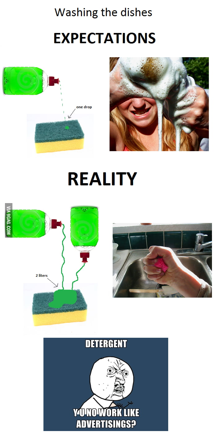That's why I hate washing the dishes 9GAG