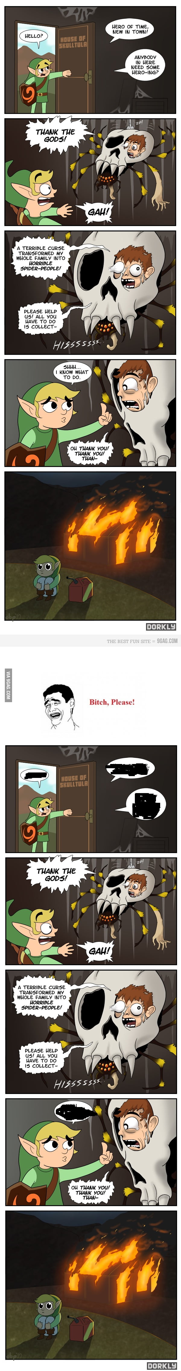 Link plays on mute 9GAG