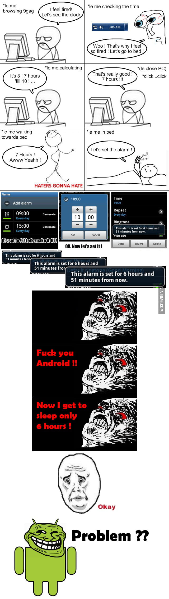 Damn you Android ! - 9GAG