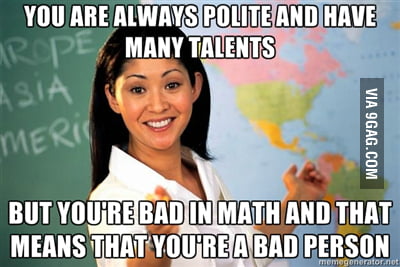 Scumbag Math Teacher - 9GAG