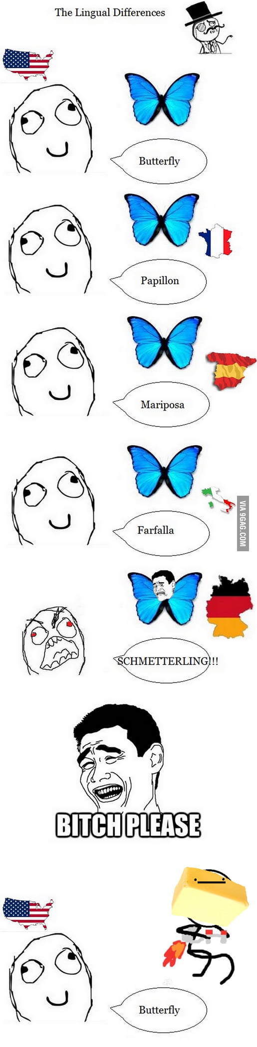 Язык мемов. Бабочка на разных языках. Бабочка по немецки. Бабочка на разных языках прикол. Бабочка по немецки прикол.