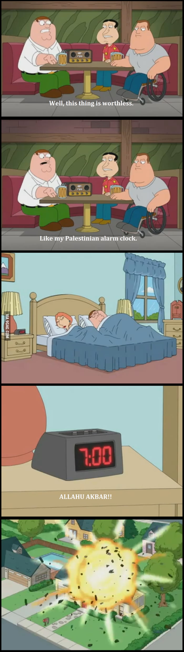 Palestinian alarm clock 9GAG