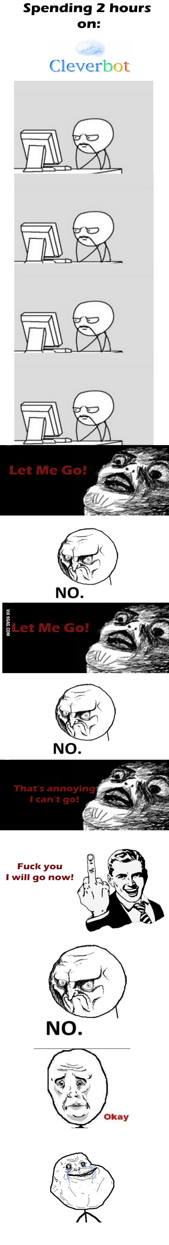 Cleverbot LVL: Forever Alone - 9GAG