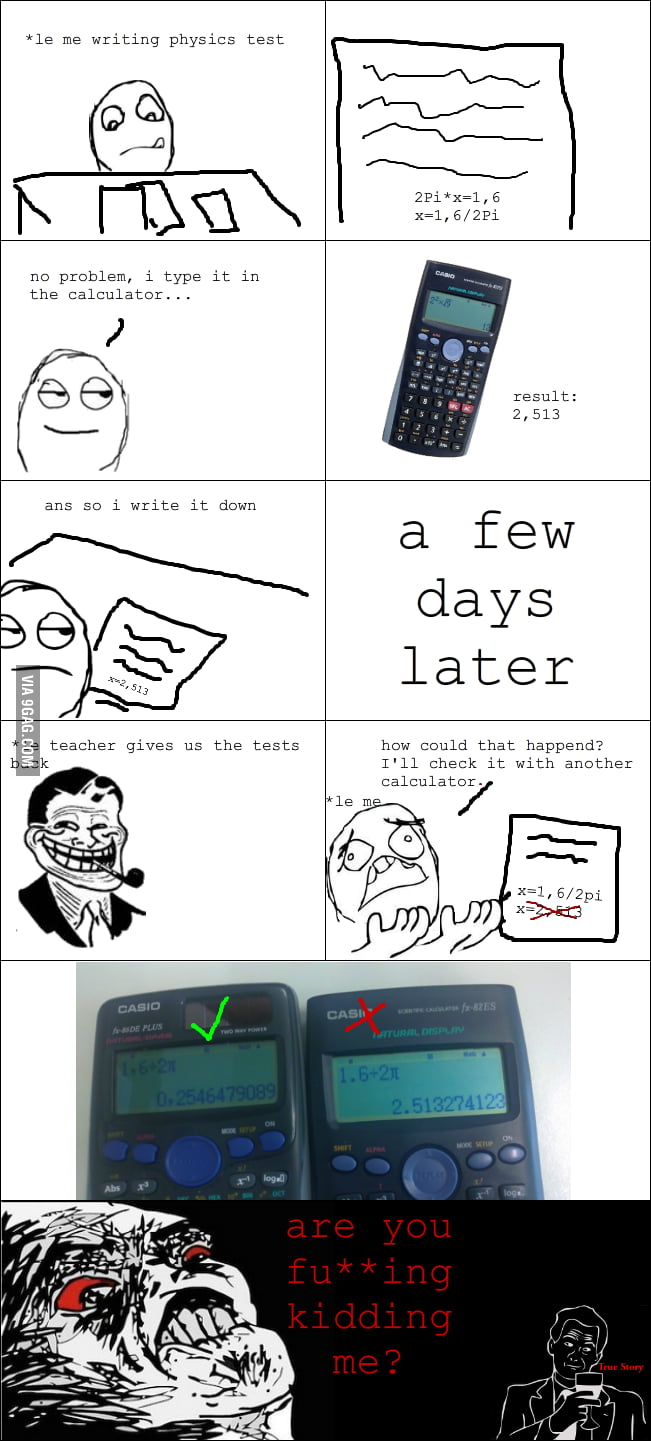 Trolling Level: Calcualtor - 9GAG