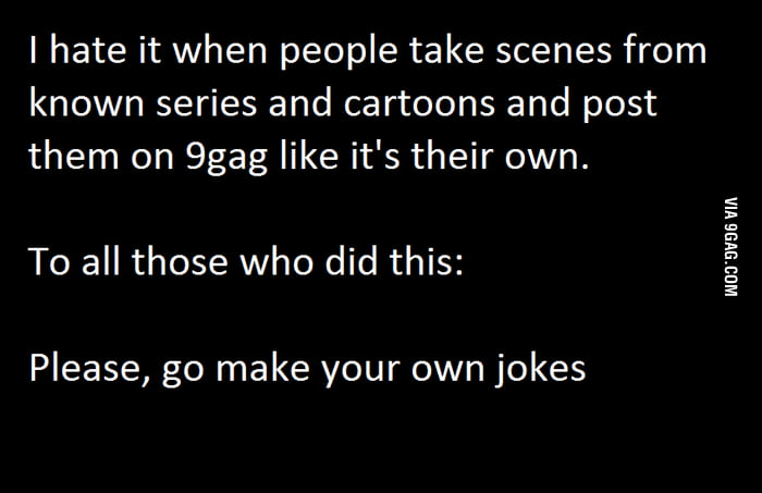 Joke theft - 9GAG