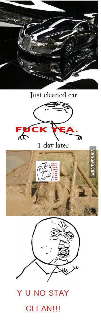 Y U No Clean 9gag