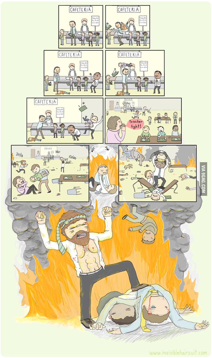 Just a normal school day - 9GAG