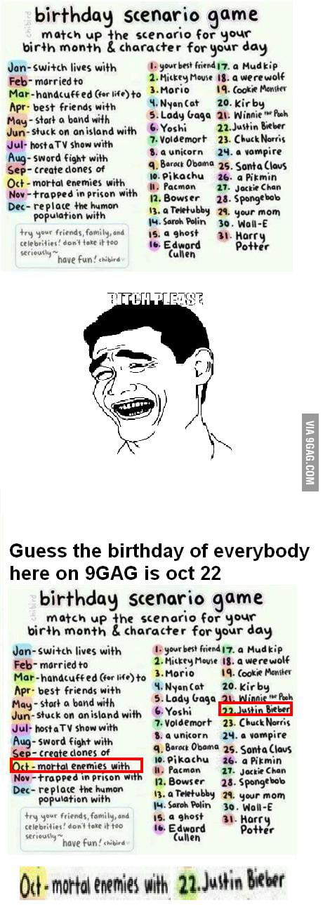 I know when your birthday is! - 9GAG