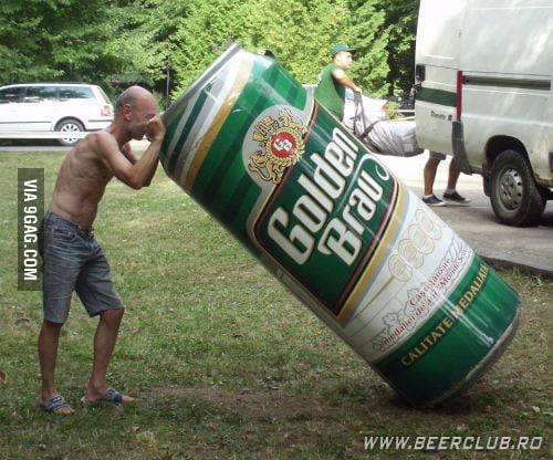 The doctor said I can drink one beer a day... 9GAG