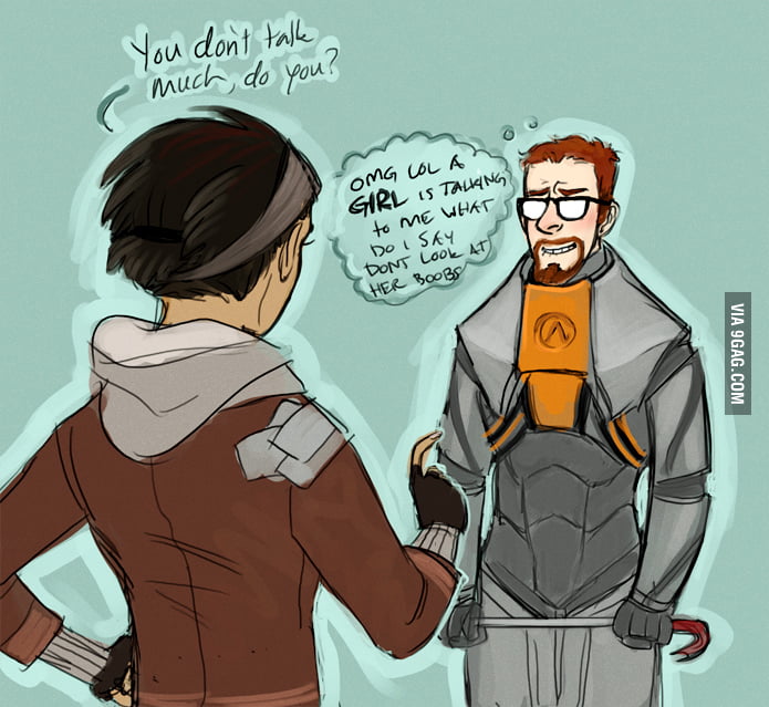 Why Gordon Freeman Doesn't Talk - 9GAG