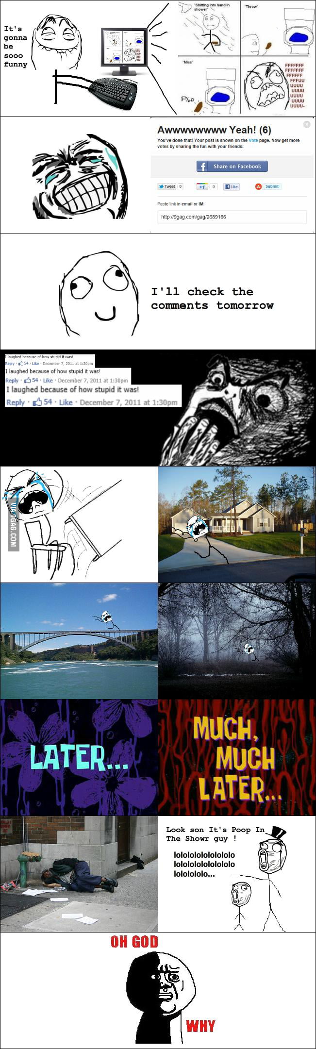 Poop Throwing Guy The Real Story 9GAG