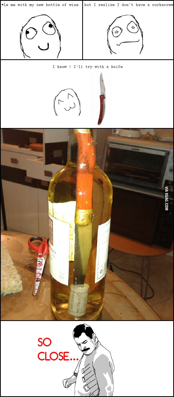 Wine fail 9GAG