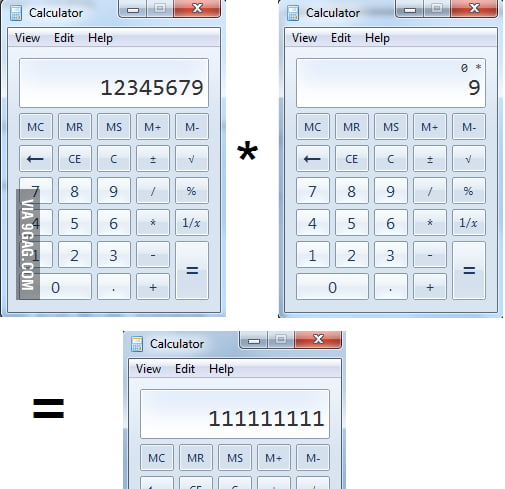 How to make sure that ur calculator working well - 9GAG