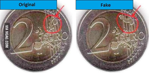 Fake 2 Euro Coins