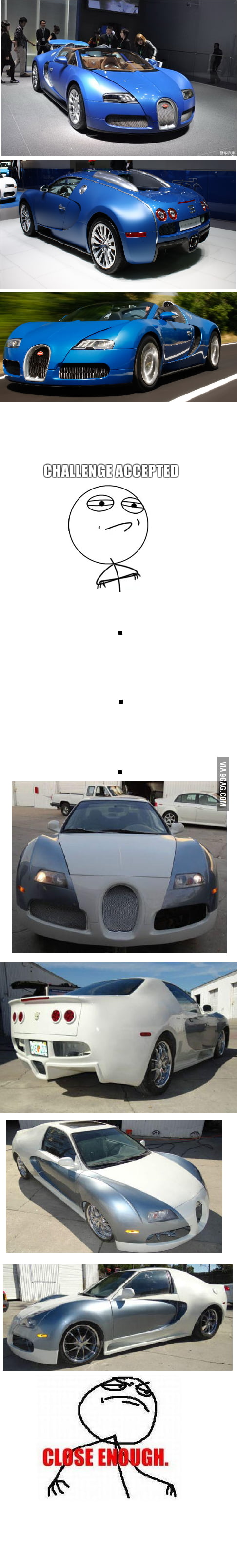 Just a Bugatti Veyron...wait...what? - 9GAG