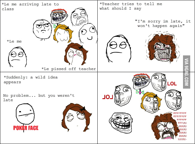 Teacher trolling - 9GAG