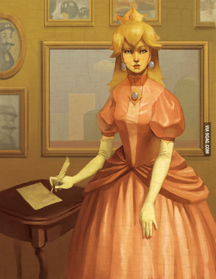 Princess Peach in royal style - 9GAG