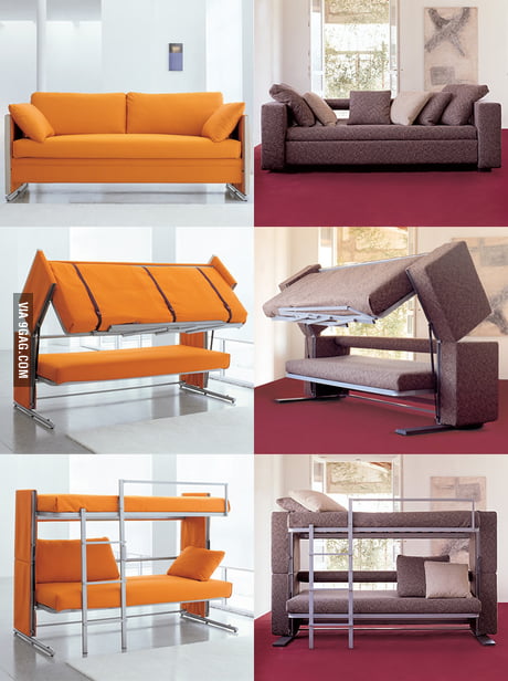 Space Saving Sofa Bed 9gag