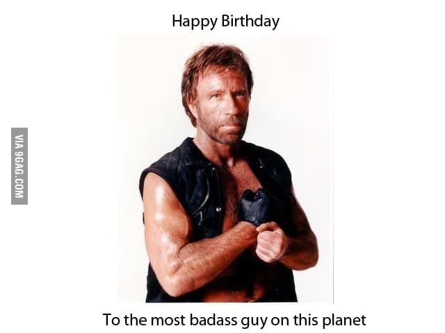 Happy Birthday Chuck Norris! - 9GAG