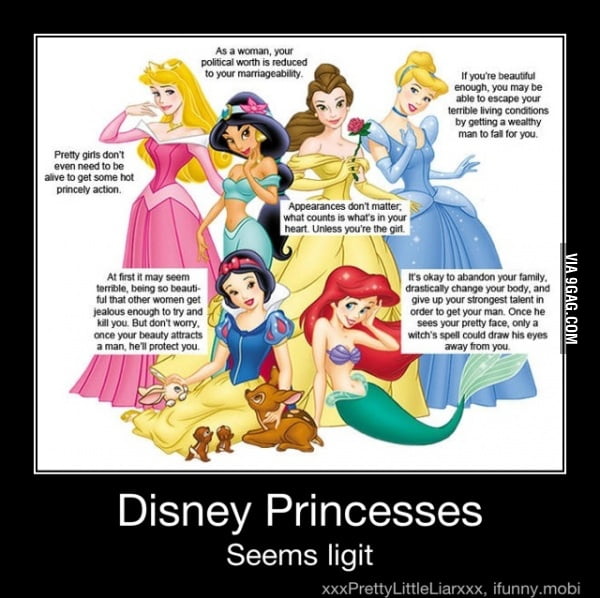 Disney Pricesses - 9GAG