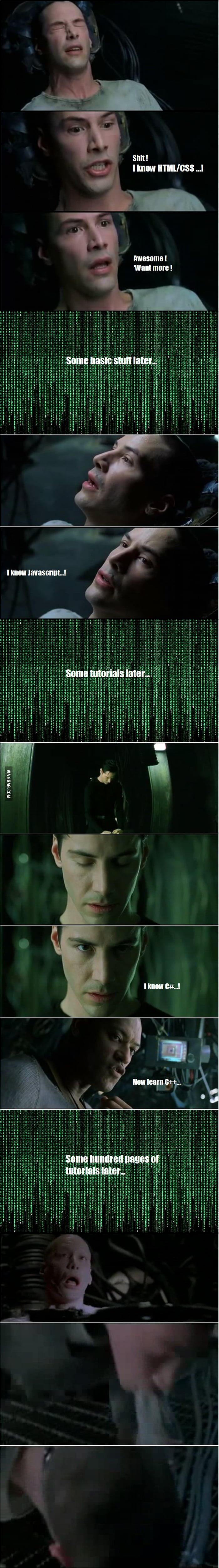 Programming... How it feels like for a beginner... - 9GAG