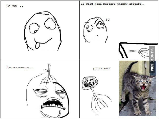 Troll massage - 9GAG