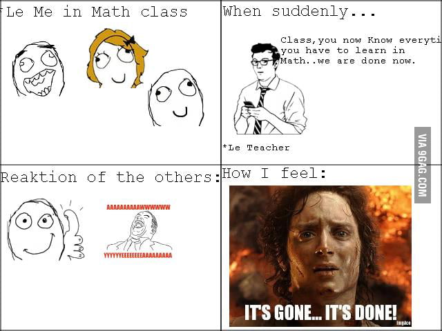 Best Math class ever! - 9GAG