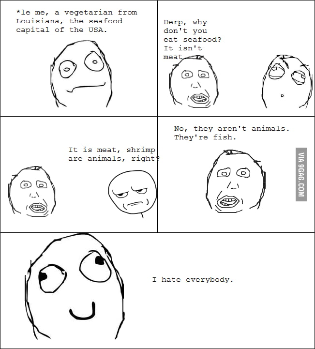 A fish is not an animal..? - 9GAG