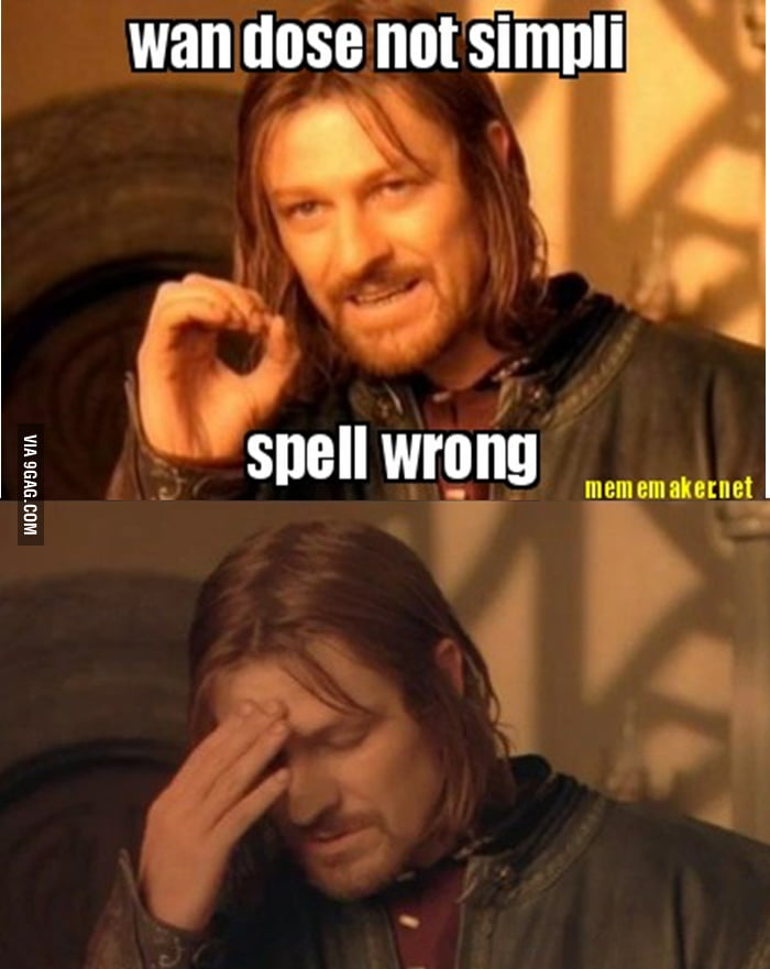 Spelling 9gag 