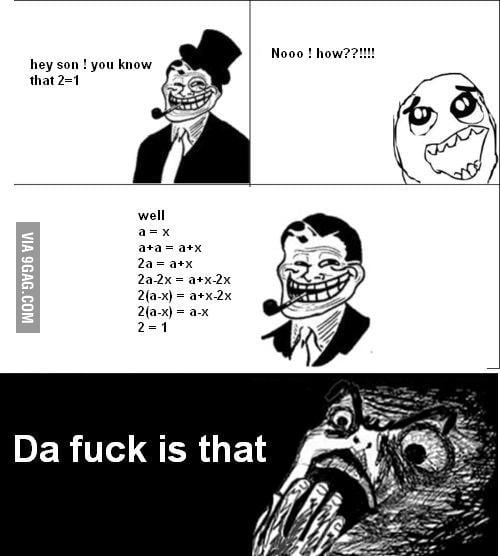 Troll Math. 9GAG