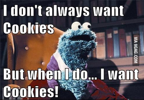 Sir Cookie monster - 9GAG