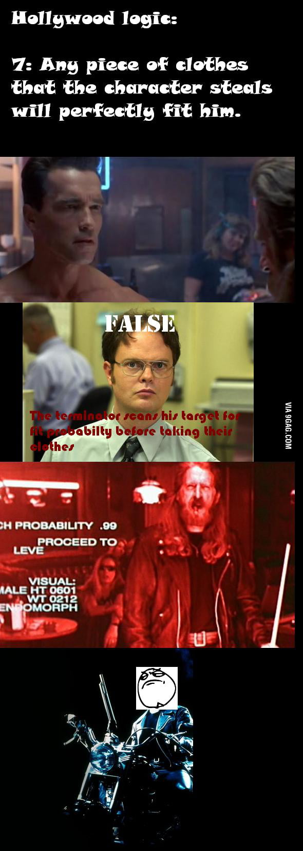 Just some hollywood logic: - 9GAG