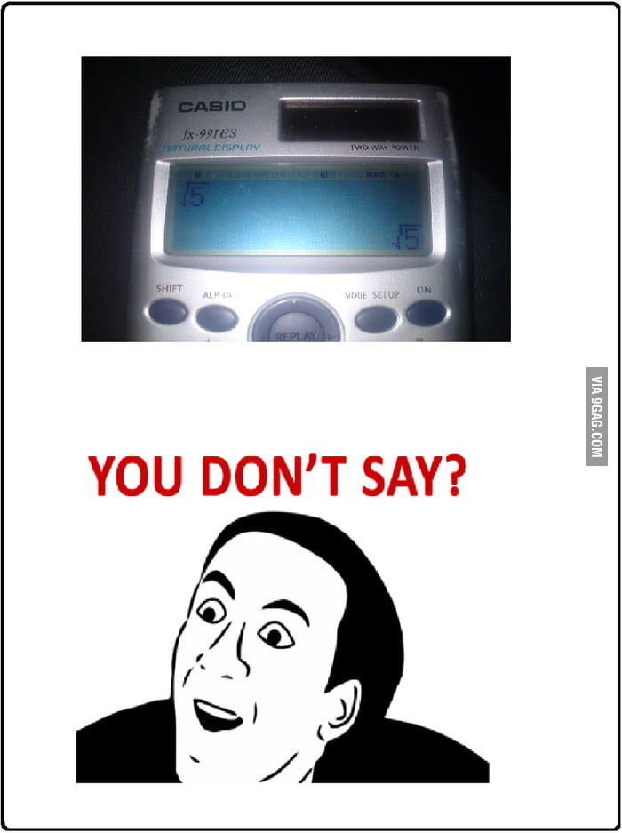 Scumbag calculator - 9GAG