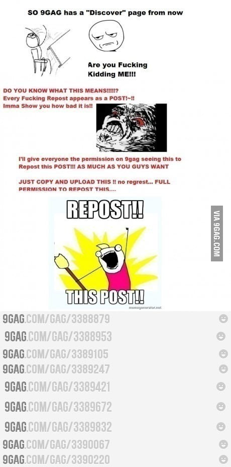 Repost this post - 9GAG
