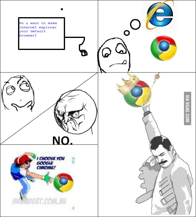 google chrome vs internet explorer costume