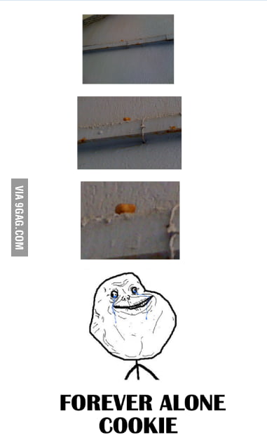Forever Alone Cookie - 9GAG