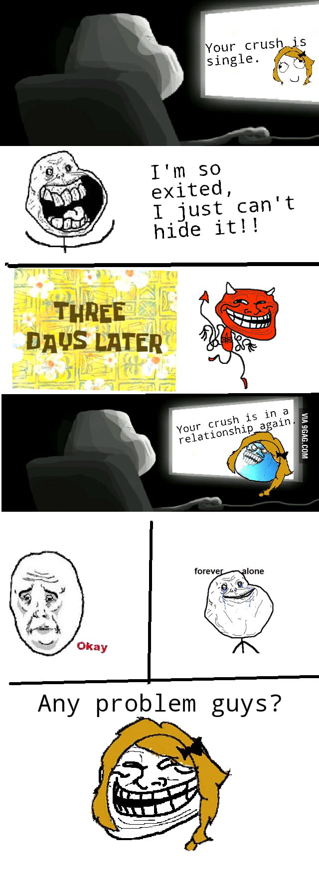 Forever alone strikes back - 9GAG